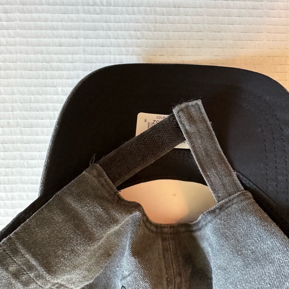 Women’s Velcro Baseball grey hat Bad Hair Day - Picture 4 of 5